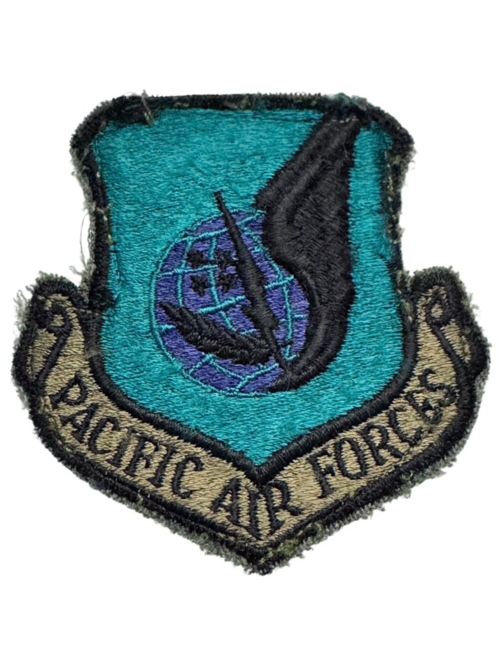 Pacific Air Forces Military Patch Vintage Embroidered Insignia 3x3